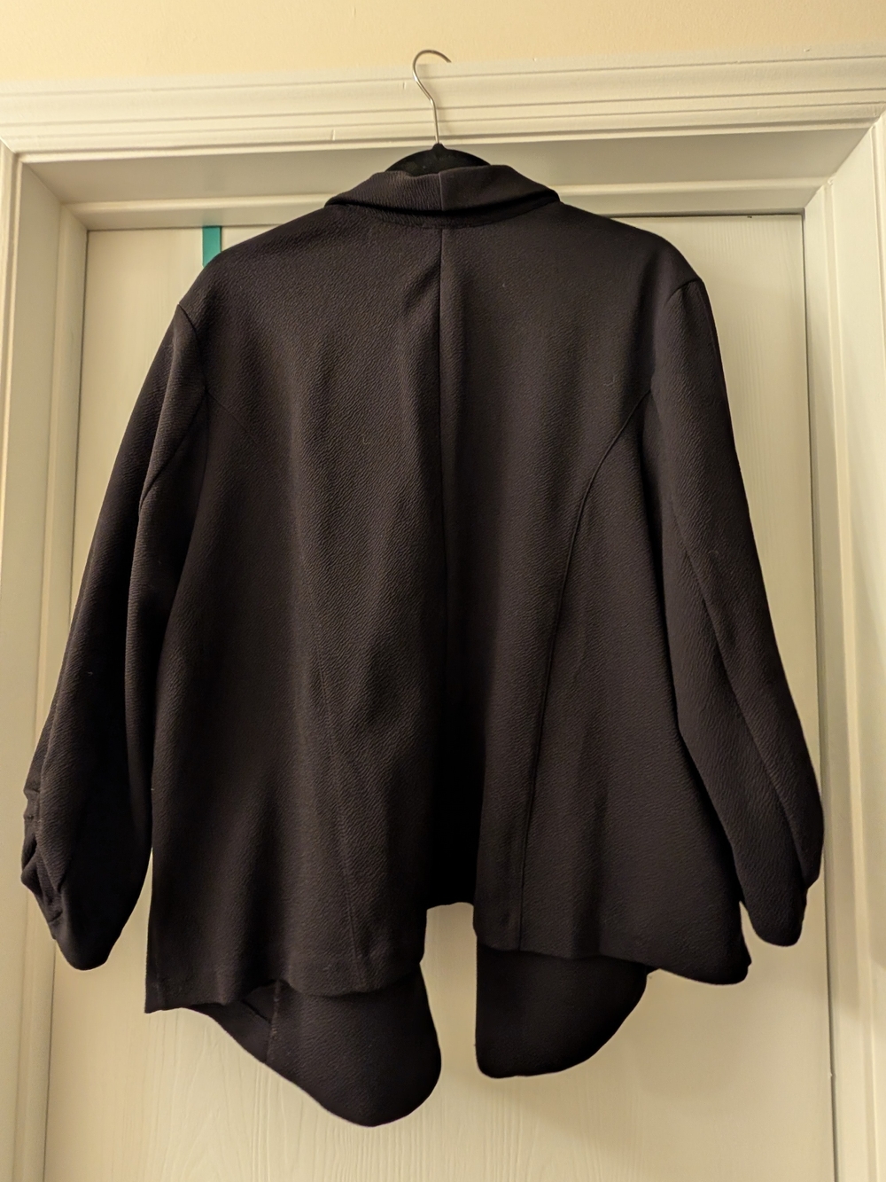 Bar III Black Open-Front Shawl Collar Blazer - Picture 4 of 4